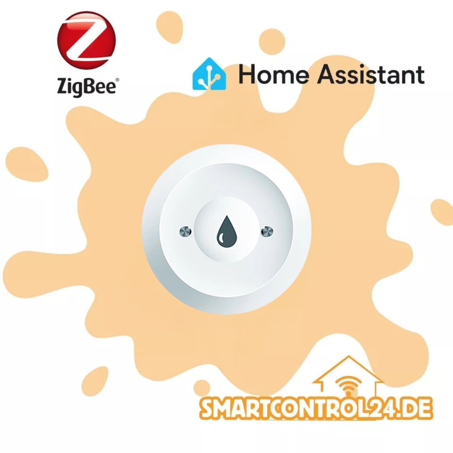 smartcontrol24 Zigbee Tuya Wassersensor  Wasserlecksensor Home Assistant Proxmox
